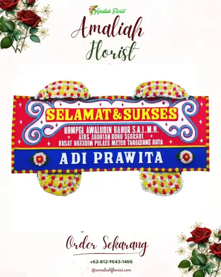 Papan Bunga Ucapan Selamat Leuwibudah